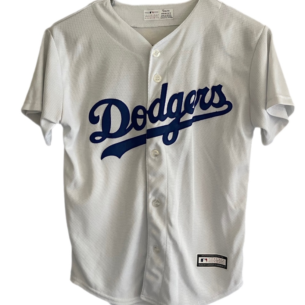 White Dodger Jersey #22 Kershaw